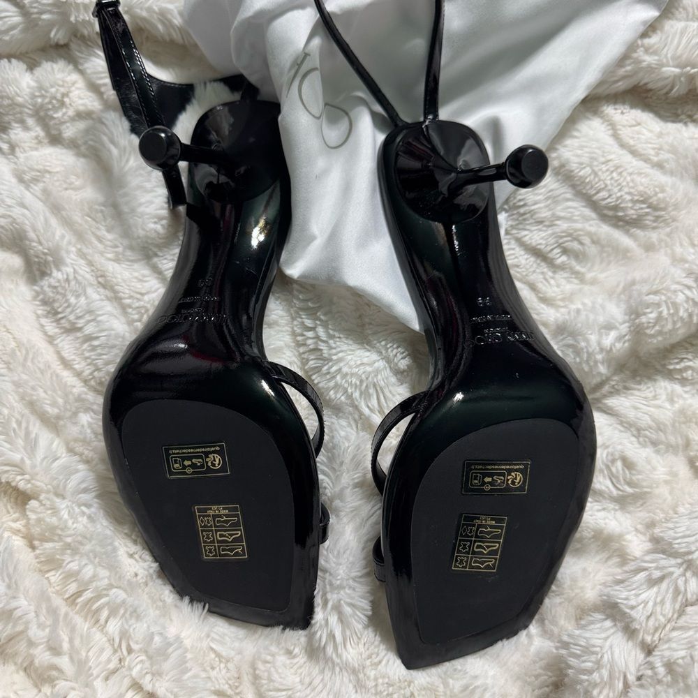 Jimmy Choo Ixia 95 Patent Sandal - Picture 11 of 12